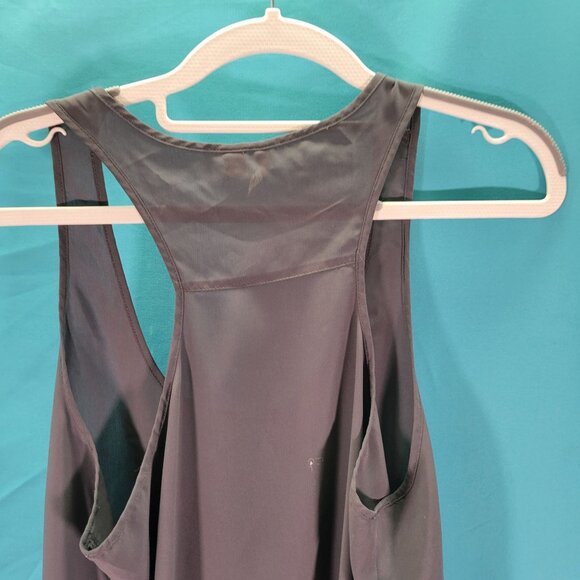 Nordstrom Frenchi Womens Sleeveless High-Low Tank Top Large Charcoal Gray - Picture 7 of 8